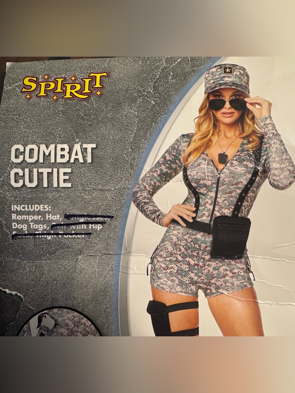 Sexy Combat Cutie Halloween costume sexy military outfit size Small